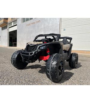 Buggy 24V CAN-AM Maverick 1 plaza negro, 4x4 (MOTORES 200W), MP4 PANTALLA, RC. - INDA37-LI-CA003rs